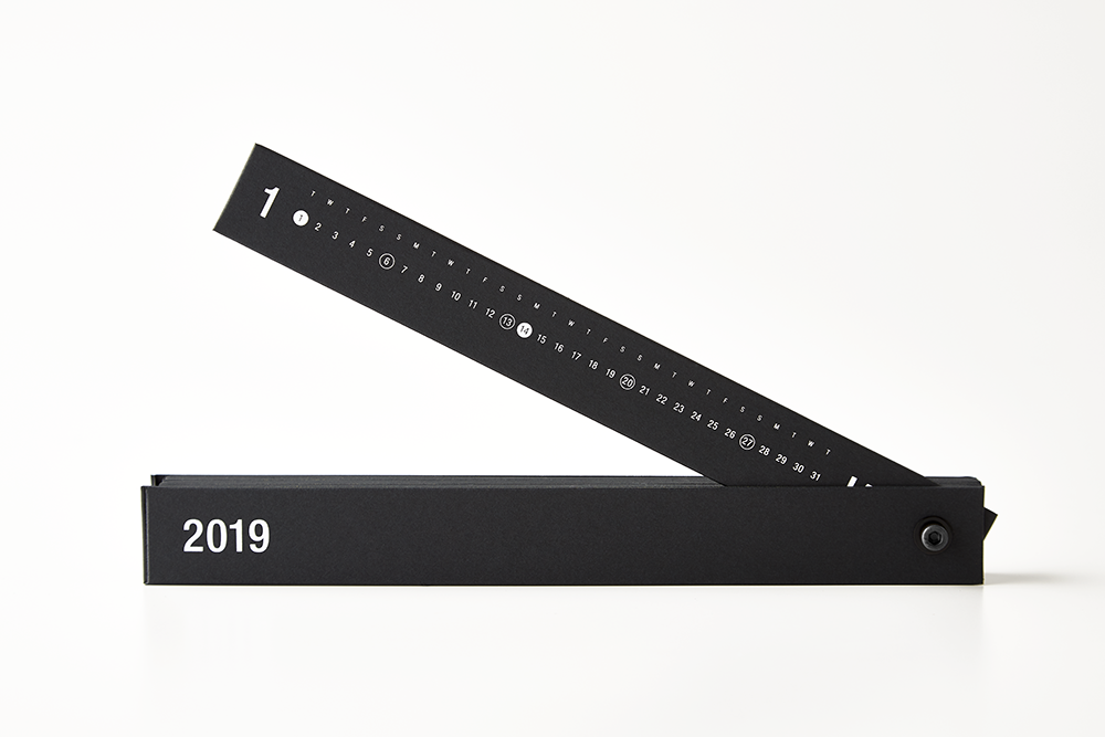 RING LINK FACTORY ORIGINAL CALENDAR 2019（型抜き／シルク印刷／特殊製本）