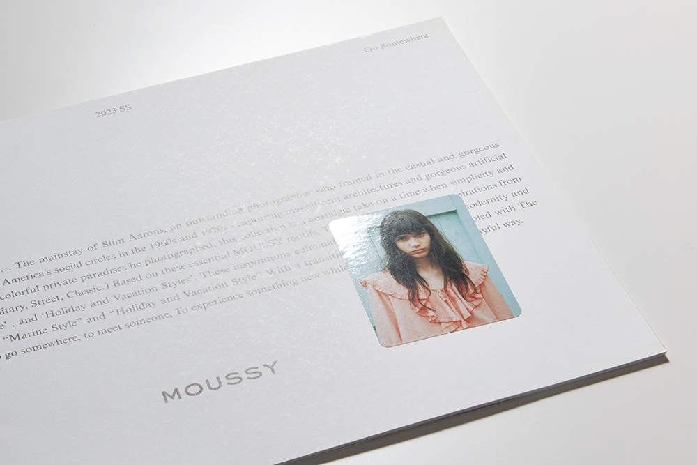 MOUSSY  2023SS  CATALOG（特殊製本／その他）