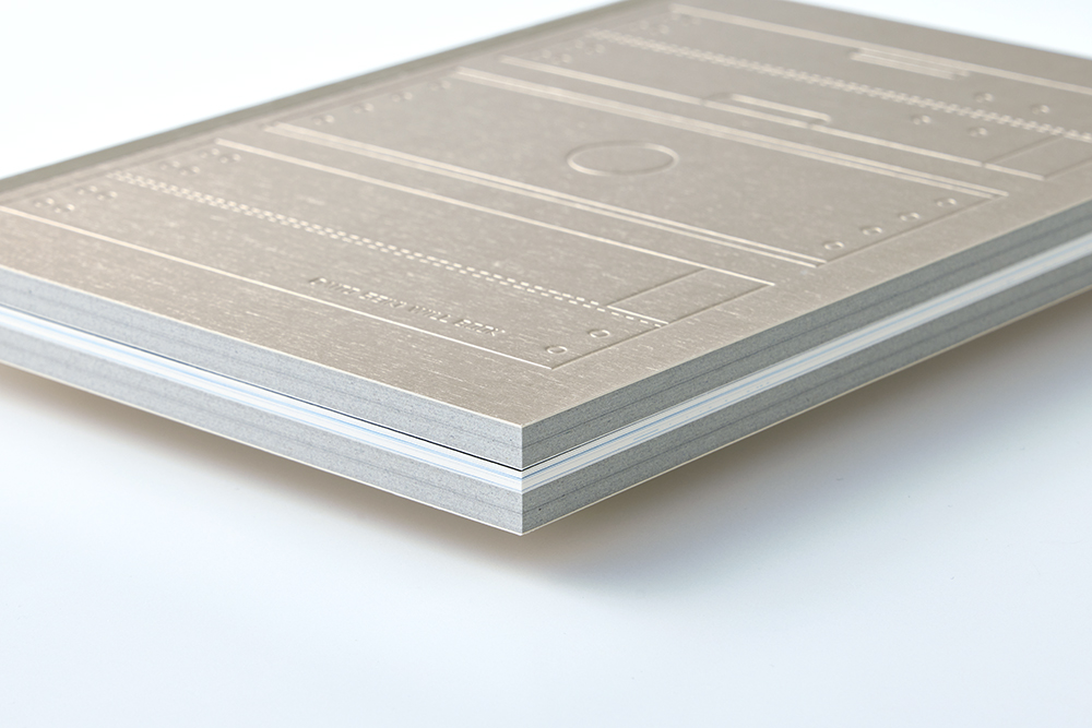 大東精機株式会社　WILL BOOK（合紙／空押し／特殊製本）