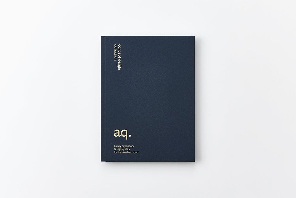 aq. concept design collection (箔押し/特殊製本)