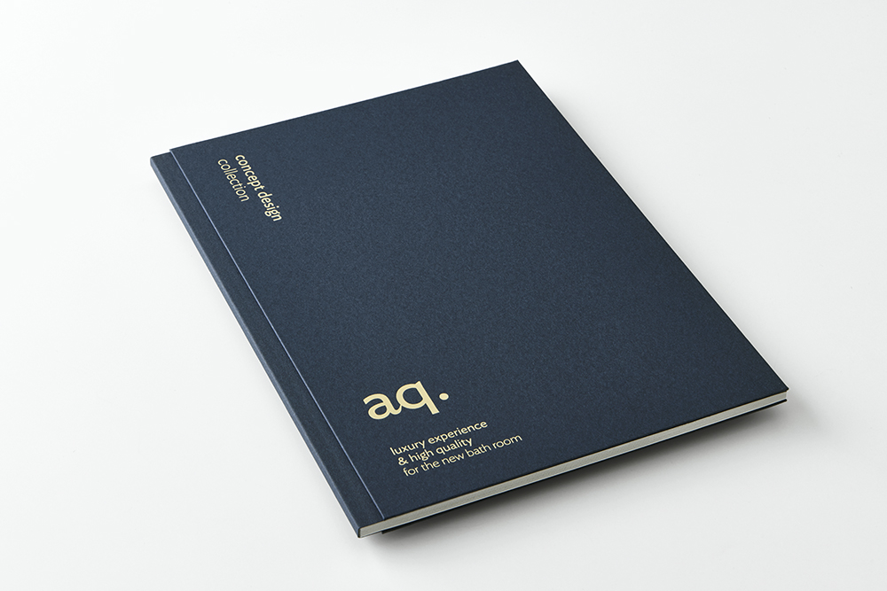 aq. concept design collection (箔押し/特殊製本)