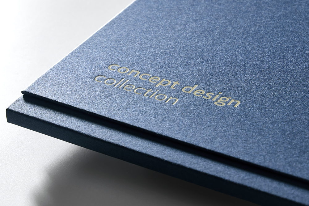 aq. concept design collection (箔押し/特殊製本)