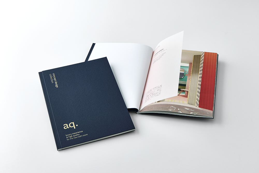 aq. concept design collection (箔押し/特殊製本)
